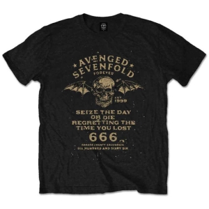 Avenged Sevenfold - Seize The Day Uni Bl  1 in the group MERCHANDISE / T-shirt / Hårdrock at Bengans Skivbutik AB (5526299)