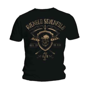 Avenged Sevenfold - Shield & Sickle Uni Bl  2 in the group MERCHANDISE / T-shirt / Heavy Metal at Bengans Skivbutik AB (5526356)