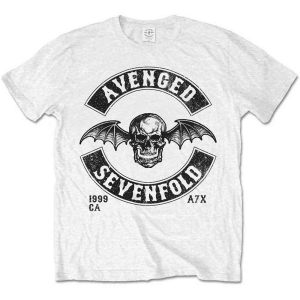 Avenged Sevenfold - Moto Seal Uni Wht     (M) in the group OTHER / -Start Tshirt at Bengans Skivbutik AB (5526397)