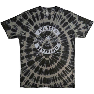 Avenged Sevenfold - Deathbat Crest Uni Char Dip-Dye    in the group MERCH / T-Shirt /  at Bengans Skivbutik AB (5526508r)