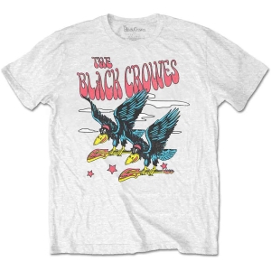 The Black Crowes - Flying Crowes Uni Wht    in the group MERCHANDISE / T-shirt / Pop-Rock at Bengans Skivbutik AB (5526615r)