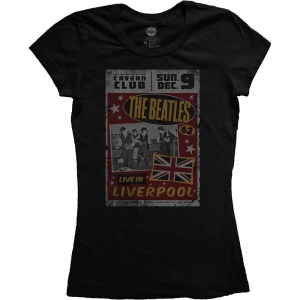 The Beatles - Live In Liverpool Lady Bl    in the group MERCH / T-Shirt /  at Bengans Skivbutik AB (5527386r)