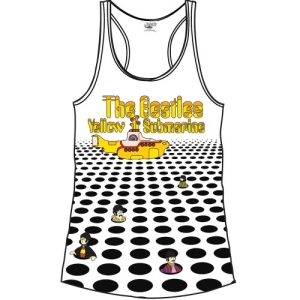 The Beatles - Sea Of Holes & Logo Lady Wht Vest:  in the group MERCH / T-Shirt /  at Bengans Skivbutik AB (5527404r)