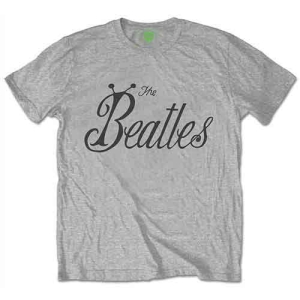The Beatles - Bug Logo Uni Grey    in the group MERCHANDISE / T-shirt / Pop-Rock at Bengans Skivbutik AB (5527413r)