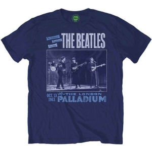 The Beatles - Palladium Uni Navy    in the group MERCHANDISE / T-shirt / Pop-Rock at Bengans Skivbutik AB (5527414r)