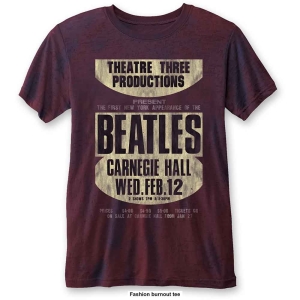 The Beatles - Carnegie Hall Bo Uni Navy/Red    in the group MERCH / T-Shirt /  at Bengans Skivbutik AB (5527420r)
