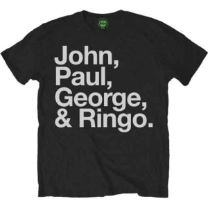 The Beatles - John Paul George & Ringo Uni Bl    in the group MERCH / T-Shirt /  at Bengans Skivbutik AB (5527434r)