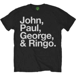 The Beatles - John Paul George & Ringo Uni Bl    in the group MERCHANDISE / T-shirt / Pop-Rock at Bengans Skivbutik AB (5527434r)