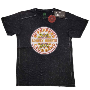 The Beatles - Sgt Pepper Drum Snow Wash Uni Bl    in the group MERCHANDISE / T-shirt / Pop-Rock at Bengans Skivbutik AB (5527449r)