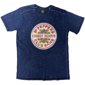 The Beatles - Sgt Pepper Drum Snow Wash Uni Navy    in the group MERCHANDISE / T-shirt / Pop-Rock at Bengans Skivbutik AB (5527450r)