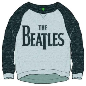 The Beatles - Drop T Logo Lady Grey/Char Sw   in the group MERCH / T-Shirt /  at Bengans Skivbutik AB (5527452r)