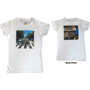 The Beatles - Vtge Abbey Road Lady Wht in the group MERCHANDISE / T-shirt / Pop-Rock at Bengans Skivbutik AB (5527467r)