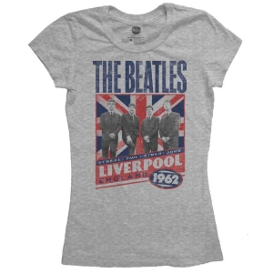 The Beatles - Liverpool England 1962 Lady Grey    in the group MERCH / T-Shirt /  at Bengans Skivbutik AB (5527487r)