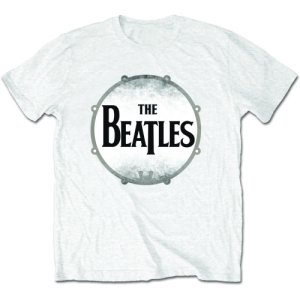 The Beatles - Drumskin Uni Wht    in the group MERCH / T-Shirt /  at Bengans Skivbutik AB (5527766r)