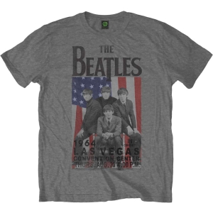 The Beatles - Flag/Vegas Uni Grey    in the group MERCHANDISE / T-shirt / Pop-Rock at Bengans Skivbutik AB (5527770r)