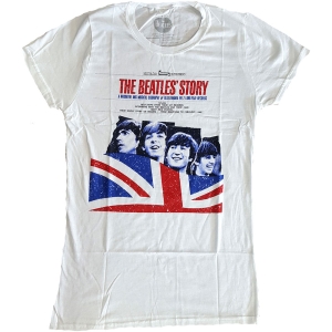 The Beatles - Beatles Story Lady Wht    in the group MERCH / T-Shirt /  at Bengans Skivbutik AB (5527780r)