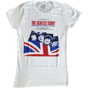 The Beatles - Beatles Story Lady Wht    in the group MERCHANDISE / T-shirt / Pop-Rock at Bengans Skivbutik AB (5527780r)