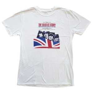 The Beatles - Beatles Story Uni Wht    in the group MERCHANDISE / T-shirt / Pop-Rock at Bengans Skivbutik AB (5527781r)