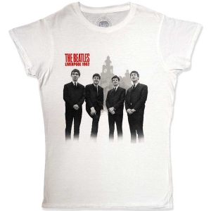 The Beatles - Beatles In Liverpool Lady Wht    in the group MERCHANDISE / T-shirt / Pop-Rock at Bengans Skivbutik AB (5527782r)