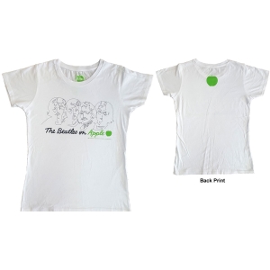 The Beatles - On Apple Lady Wht    in the group MERCHANDISE / T-shirt / Pop-Rock at Bengans Skivbutik AB (5527785r)