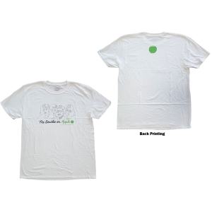 The Beatles - On Apple Uni Wht    in the group MERCHANDISE / T-shirt / Pop-Rock at Bengans Skivbutik AB (5527787r)