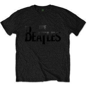 The Beatles - Drop T Logo Uni Bl    in the group MERCHANDISE / T-shirt / Pop-Rock at Bengans Skivbutik AB (5527796r)