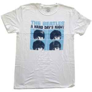 The Beatles - Hard Days Night Pastel Uni Wht  1 in the group MERCH / T-Shirt /  at Bengans Skivbutik AB (5527807r)