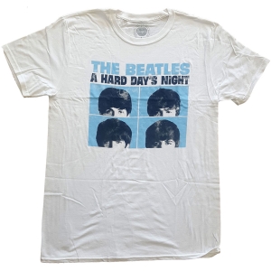 The Beatles - Hard Days Night Pastel Uni Wht  1 in the group MERCHANDISE / T-shirt / Pop-Rock at Bengans Skivbutik AB (5527807r)