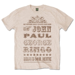 The Beatles - Mr Kite Uni Sand    in the group MERCHANDISE / T-shirt / Pop-Rock at Bengans Skivbutik AB (5527808r)