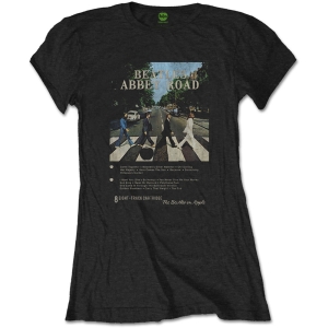 The Beatles - Abbey Road 8 Track Lady Bl in the group MERCHANDISE / T-shirt / Pop-Rock at Bengans Skivbutik AB (5527816r)