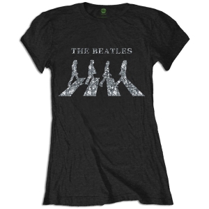 The Beatles - Crossing Diamante Lady Bl in the group MERCHANDISE / T-shirt / Pop-Rock at Bengans Skivbutik AB (5527823r)