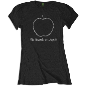 The Beatles - On Apple Diamante Lady Bl    in the group MERCH / T-Shirt /  at Bengans Skivbutik AB (5527825r)