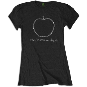 The Beatles - On Apple Diamante Lady Bl    in the group MERCHANDISE / T-shirt / Pop-Rock at Bengans Skivbutik AB (5527825r)
