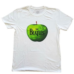 The Beatles - Apple Uni Wht  2 in the group MERCHANDISE / T-shirt / Pop-Rock at Bengans Skivbutik AB (5527836)