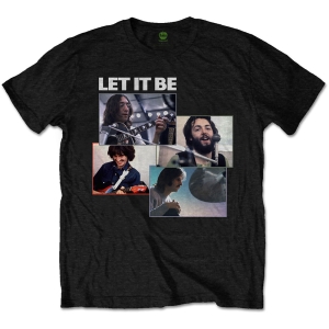 The Beatles - Let It Be Recording Shots Uni Bl  2 in the group MERCHANDISE / T-shirt / Pop-Rock at Bengans Skivbutik AB (5528164)