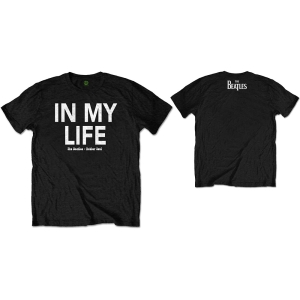 The Beatles - In My Life Uni Bl    in the group MERCHANDISE / T-shirt / Pop-Rock at Bengans Skivbutik AB (5528303r)
