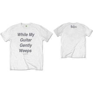 The Beatles - ...Gently Weeps Uni Wht    in the group MERCHANDISE / T-shirt / Pop-Rock at Bengans Skivbutik AB (5528311r)