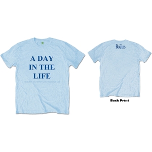 The Beatles - A Day In The Life Uni Blue    in the group MERCHANDISE / T-shirt / Pop-Rock at Bengans Skivbutik AB (5528315r)