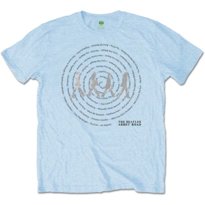 The Beatles - Abbey Road Songs Swirl Uni Lht Blue    in the group MERCH / T-Shirt /  at Bengans Skivbutik AB (5528320r)
