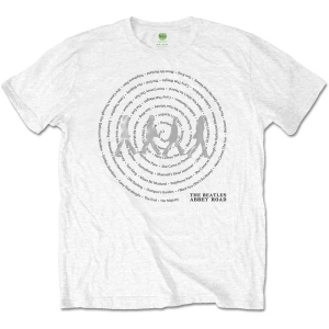 The Beatles - Abbey Road Songs Swirl Uni Wht    in the group MERCH / T-Shirt /  at Bengans Skivbutik AB (5528321r)