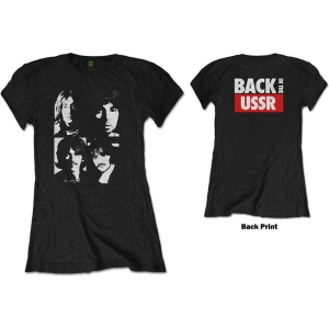The Beatles - Back In The Ussr Lady Bl    in the group MERCH / T-Shirt /  at Bengans Skivbutik AB (5528338r)