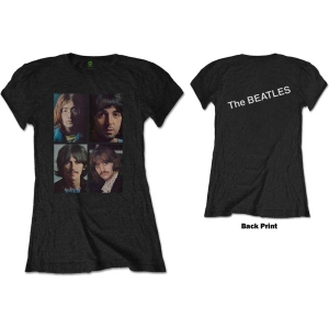 The Beatles - White Album Faces Lady Bl    in the group MERCHANDISE / T-shirt / Pop-Rock at Bengans Skivbutik AB (5528344r)
