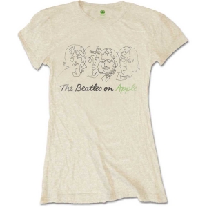 The Beatles - Outline Faces On Apple Lady Sand    in the group MERCHANDISE / T-shirt / Pop-Rock at Bengans Skivbutik AB (5528346r)