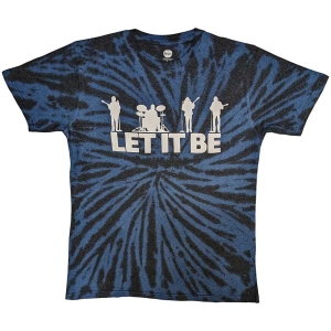 The Beatles - Let It Be Silhouette Uni Bl Dip-Dye    in the group MERCH / T-Shirt /  at Bengans Skivbutik AB (5528365r)