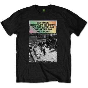 The Beatles - Rooftop Songs Gradient Uni Bl    in the group MERCHANDISE / T-shirt / Pop-Rock at Bengans Skivbutik AB (5528368r)