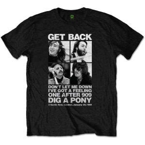 The Beatles - 3 Savile Row Uni Bl    in the group MERCHANDISE / T-shirt / Pop-Rock at Bengans Skivbutik AB (5528377r)