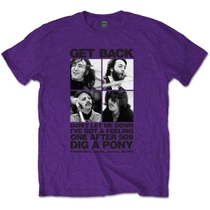 The Beatles - 3 Savile Row Uni Purp    in the group MERCHANDISE / T-shirt / Pop-Rock at Bengans Skivbutik AB (5528378r)