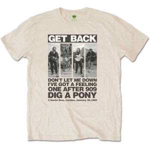 The Beatles - Rooftop Panels Uni Natrl in the group MERCHANDISE / T-shirt / Pop-Rock at Bengans Skivbutik AB (5528380r)