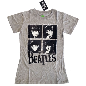 The Beatles - Framed Faces Silver Foil Lady Grey    in the group OTHER / BW-T-shirts at Bengans Skivbutik AB (5528879)