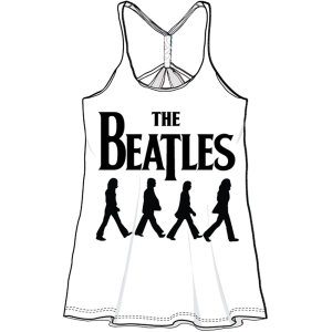 The Beatles - Abbey Road Silhouette Bbydll Lady Wht Ve in the group OTHER / BW-T-shirts at Bengans Skivbutik AB (5528891)